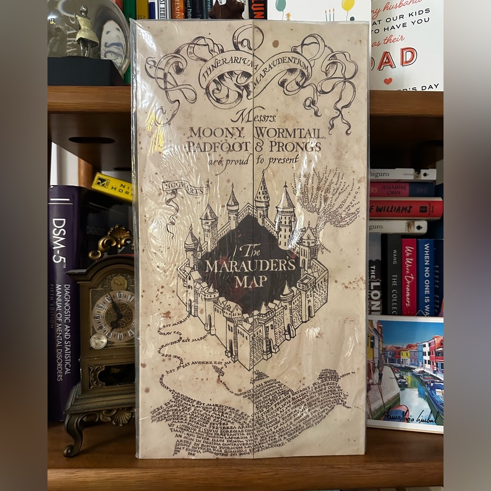 Sealed Marauder’s Map from the Harry Potter